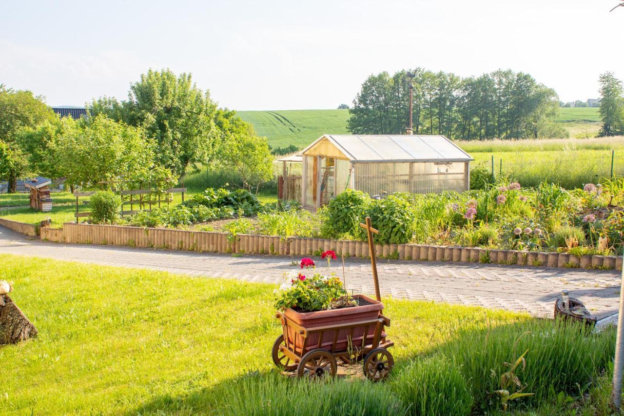 Ferienwohnung Am Kugelbaum Lunzenau ภายนอก รูปภาพ
